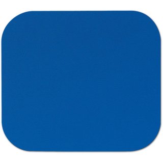 Mauspad 22 x 18 cm, blau, 5 mm dick, rutschfeste Unterseite
