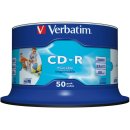 Rohling CD-R 80 Min. 700MB, 52-fach wide printable in...