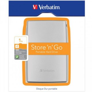 "Verbatim Store n Go 2,5"" 1TB " Festplatte USB 3.0, silber