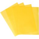 Büroring Sichthüllen A4 gelb 120 my PP-Folie Oberfläche: genarbt Packung = 100 Hüllen