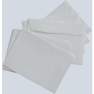 Briefumschlag DIN C6, ohne Fenster, haftklebend, weiß, 72g/qm, 25 Stück