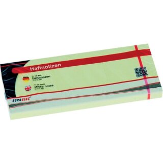 Büroring Haftnotizen FSC, gelb 51 mm x 37 mm 3 x 100 Blatt