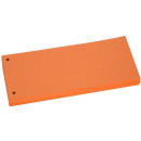 Büroring Trennstreifen orange 10,5x24cm, 190g/qm...
