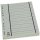 Trennblätter A4, beige, vollfarbig, schwarzer Orgadruck, 1 Packung = 100 Stück, 230g/qm, RC Karton