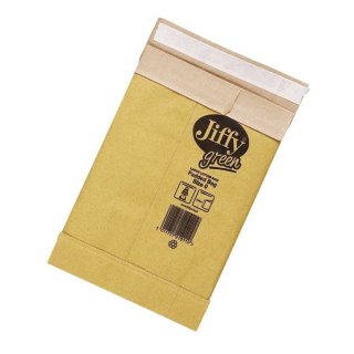 Jiffy Versandtasche Größe 0, 135 x 229 mm, aus starkem Recyclingpapier, Inhalt: 200 Stück