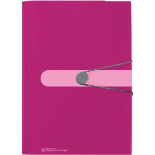 Fächermappe PP, 12 Fächer, Beere