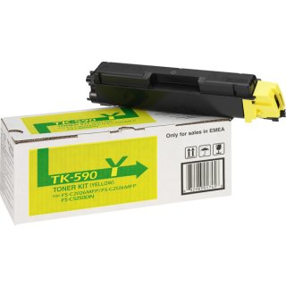 Kyocera TK-590Y Toner gelb für ca. 5.000 Seiten