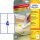 Universal-Etiketten, bedruckbar, ablösbar, 99,1x139mm, 1 Packung = 25 Blatt + 5 Blatt = 100 Stück + 20 Stück