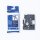 Brother TZe-RN34 Schriftband 12 mm / 4 m lang gold auf marineblau Textilband nicht laminiert