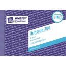 Quittung, A6 quer, mit Mikroperforation,...