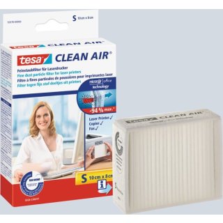 Clean Air Feinstaubfilter für Laserdrucker, Größe S, 100 x 80 mm