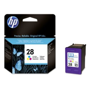HP 28 Tintenpatrone Dreifarbig, ca. 240 Seiten - Original