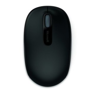 Mobile Mouse 1850, kabellos, schwarz, für Links- und Rechtshänder, Anschluss über USB am PC oder Tablet