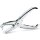 NOVUS Enthefterzange B 85, verchromt, auch für kleine Heftklmmern geeignet, Metall