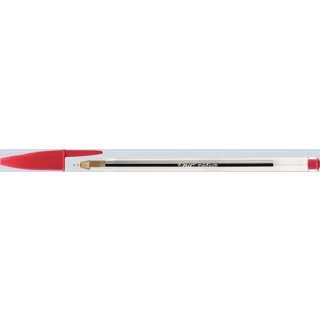 Kugelschreiber Cristal Original, 0,4 mm, nachfüllbar, rot