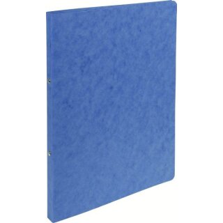 Ringbuch Manila, für DIN A4, 2-Ring 15mm, Rücken: 20 mm, 335g/qm Colorspan-Karton, blau
