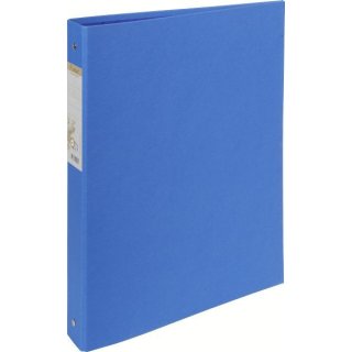 Ringbuch Forever, 2 Ringe 30 mm,  für DIN A4, 320 x 260 mm, Rücken: 40 mm, außen dunkelblau / innen hellblau