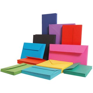 Farbiges Papier, DIN A4, 160g/qm, 1 Packung = 50 Blatt, clementine