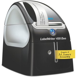 Labelwriter 450 Duo, incl. Software-CD für Windows und Mac, blau/graumetallic