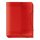 VELOFLEX Heftbox Crystal DIN A4 rot transparent, 3 cm mit Eckspanngummi