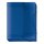 VELOFLEX Heftbox Crystal DIN A4 blau transparent, 3 cm mit Eckspanngummi
