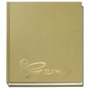 Gästebuch Classic, gold, 205 x 240 mm, mit...