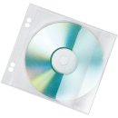 CD-H&uuml;lle zum Abheften, 10er Pack pp, 1 cd, transparent