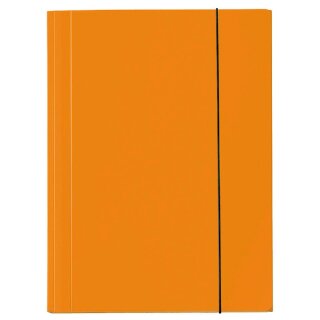 VELOFLEX Sammelmappe A3 VELOCOLOR orange mit Gummizug
