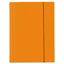 VELOFLEX Sammelmappe A3 VELOCOLOR orange mit Gummizug
