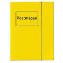 Sammelmappe mit Aufdruck Postmappe, A4, gelb
