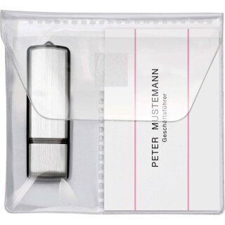 USB-Stick-Hüllen VELOFLEX PP selbstklebend – 5 Stück