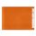 Document Safe 1, Schutzhülle passend für eine Karte, Maße: 63 x 90 mm, orange