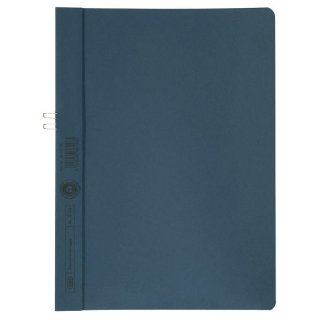 Klemmappe für DIN A4, Manilakarton 250g/qm, 237 x 309 mm, ohne Vorderdeckel, für 10 Blatt,blau