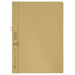 Klemmhandmappe, für DIN A4, ohne Vorderdeckel, für 10 Blatt, 250g/qm Manila-Karton, gelb