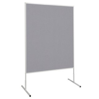 Moderationstafel MAULstandard, Oberfläche Filz, grau, 150 x 120 cm