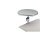 Ergonomisches Tischpult, grau, Traglast 30 kg, melaminharzbeschichtet, 60 x 51 cm