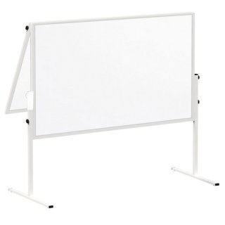 Moderationstafel MAULsolid, klappbar, Oberfläche Papier, weiß, 150 / 120 cm