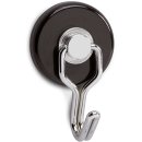 Karussel-Haken-Magnet, Ø: 35mm, schwarz/silber,...