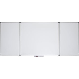 Whiteboard Klapptafel, 100 x 150 cm, beschriftbar, magnethaftend, trocken abwischbar, kunststoffbeschichtet