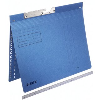 Pendelhefter A4, blau, kaufmännische Heftung, Karton: 320g