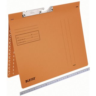 Pendelhefter A4, orange, kaufmännische Heftung, Karton: 320g