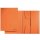 Jurismappe A4, orange, 3 Klappen, Fassungsvermögen: 250 Blatt, Karton: 430g