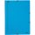 Eckspann-Mappe A4, blau, Beschriftungslinien, Fassungsvermögen: 250 Blatt, Karton: 430g