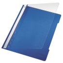 Schnellhefter PVC A4 transparent/blau