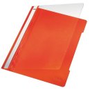 Schnellhefter PVC A4 transparent/orange