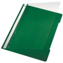 Schnellhefter PVC A4 transparent/grün