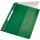 Plastik Schnellhefter Exquisit, für DIN A4, mit Falz, Überbreit, grün, mit transparentem Deckel, 1 Pack = 10 Stück