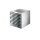 Schubladenbox Formularset, lichtgrau/dunkelgrau, 10 geschlossene Schubladen, mit Auszugstopp, Maße: 285 x 290 x 355 mm