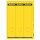Rückenschild selbstklebend, lang/breit, gelb, Blatt mit 3 Schildern, Inhalt: 75 Stück, Maße: 61,5 x 285 mm