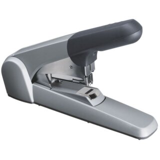 LEITZ 5552 Blockheftgerät extrastark silber, Heftleistung: 60 Blatt, Heftklammern: P5 (25/10), Heftart: flach geschlossen